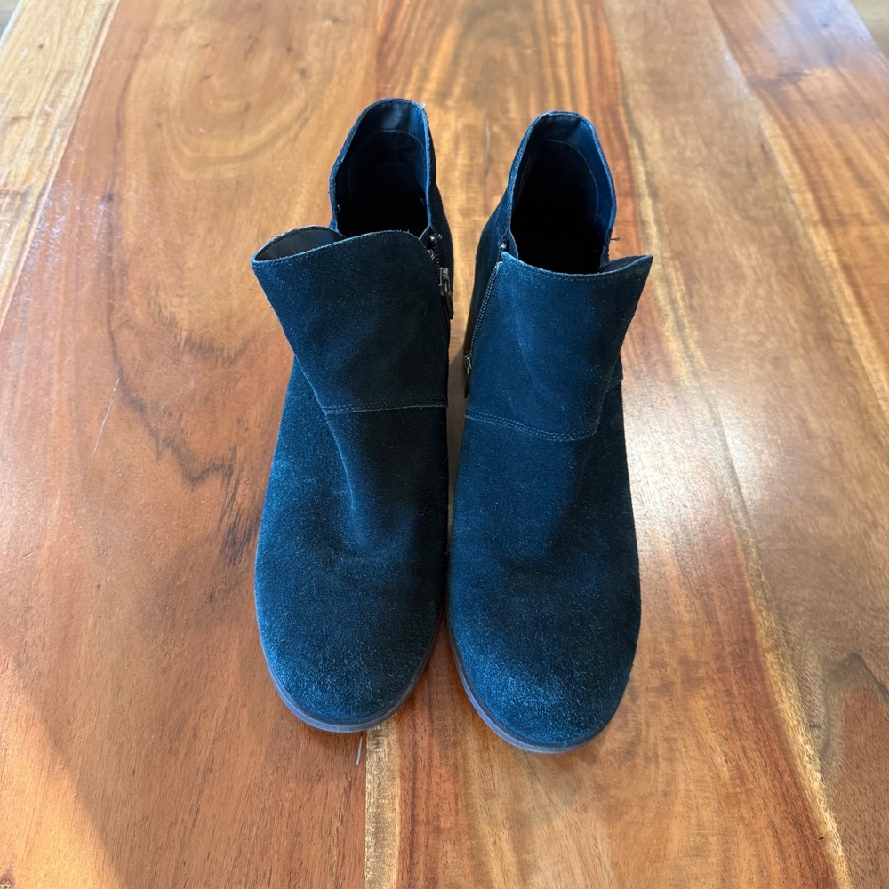 Koolaburra By Ugg Womens Black Heeled Zip Ankle Boot Size 11